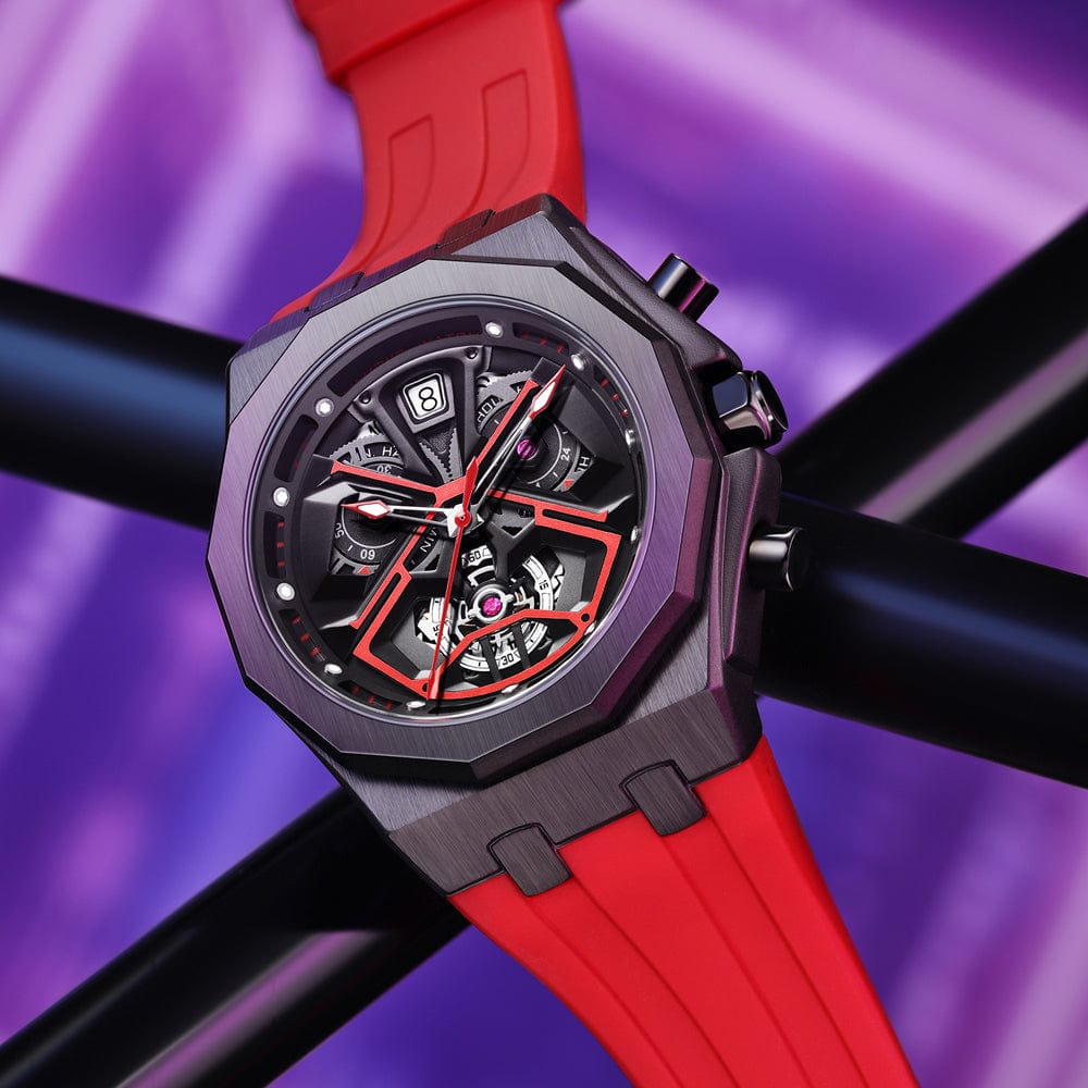 Die Voyager Elite – Schwarzgold (42 mm)