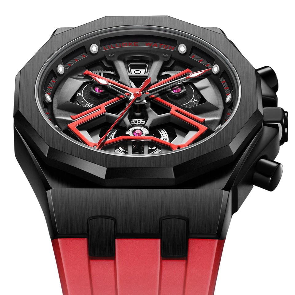 Die Voyager Elite – Schwarzgold (42 mm)